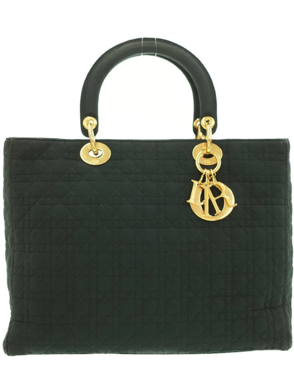 Christian Dior Cannage Quilted Lady Dior handbag dark Green